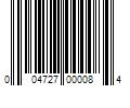 Barcode Image for UPC code 004727000084