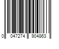 Barcode Image for UPC code 0047274904863