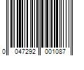 Barcode Image for UPC code 0047292001087