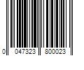 Barcode Image for UPC code 0047323800023