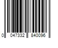 Barcode Image for UPC code 0047332840096