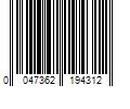 Barcode Image for UPC code 0047362194312