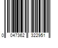 Barcode Image for UPC code 0047362322951