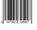 Barcode Image for UPC code 0047362325907