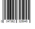 Barcode Image for UPC code 0047362325945