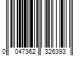 Barcode Image for UPC code 0047362326393