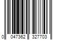 Barcode Image for UPC code 0047362327703