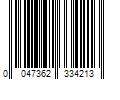 Barcode Image for UPC code 0047362334213