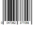 Barcode Image for UPC code 0047362377098