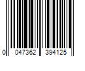 Barcode Image for UPC code 0047362394125