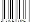 Barcode Image for UPC code 0047362847003