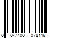 Barcode Image for UPC code 0047400078116