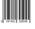 Barcode Image for UPC code 0047400305045