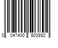 Barcode Image for UPC code 0047400503892