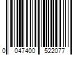 Barcode Image for UPC code 0047400522077