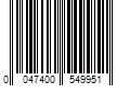 Barcode Image for UPC code 0047400549951