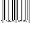 Barcode Image for UPC code 0047400670389