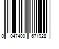 Barcode Image for UPC code 0047400671928