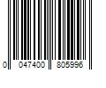 Barcode Image for UPC code 0047400805996