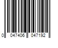 Barcode Image for UPC code 0047406047192