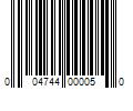 Barcode Image for UPC code 004744000050