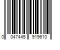 Barcode Image for UPC code 0047445919610