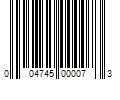 Barcode Image for UPC code 004745000073