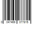 Barcode Image for UPC code 0047469077815