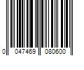 Barcode Image for UPC code 0047469080600