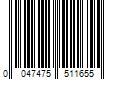 Barcode Image for UPC code 0047475511655