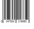 Barcode Image for UPC code 0047500016650