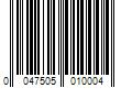 Barcode Image for UPC code 0047505010004