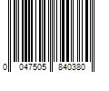 Barcode Image for UPC code 0047505840380