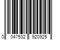 Barcode Image for UPC code 0047532920925