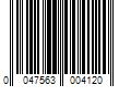 Barcode Image for UPC code 0047563004120