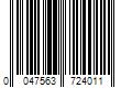 Barcode Image for UPC code 0047563724011