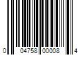 Barcode Image for UPC code 004758000084