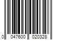 Barcode Image for UPC code 0047600020328