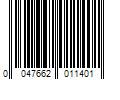 Barcode Image for UPC code 0047662011401