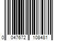 Barcode Image for UPC code 0047672108481