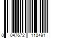 Barcode Image for UPC code 0047672110491