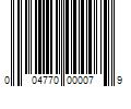 Barcode Image for UPC code 004770000079