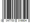 Barcode Image for UPC code 0047700016504