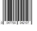 Barcode Image for UPC code 0047700042107