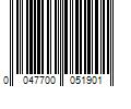 Barcode Image for UPC code 0047700051901