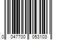 Barcode Image for UPC code 0047700053103