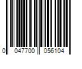 Barcode Image for UPC code 0047700056104