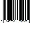 Barcode Image for UPC code 0047700057002