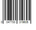 Barcode Image for UPC code 0047700319605