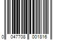 Barcode Image for UPC code 0047708001816